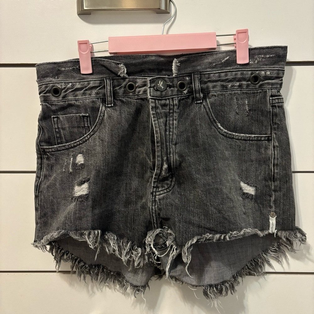 One Teaspoon Outlaws Denim Shorts